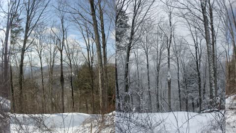 Freezing to Warm Mountains in New York