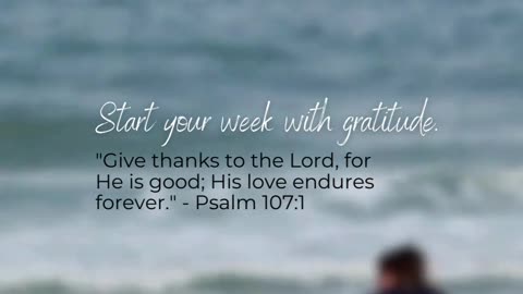 Gratitude transforms our Mondays into blessings. Start your week with a thankful heart! 🙏