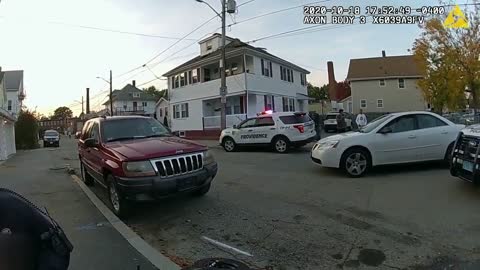 BODYCAM: Moped Crash in Providence