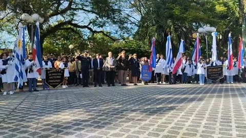 Acto conmemorativo del Desembarco de los Treinta y Tres Orientales - Tacuarembó (19/04/2024)