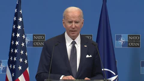 Biden is asked about "widespread concerns" that Trump might be elected again