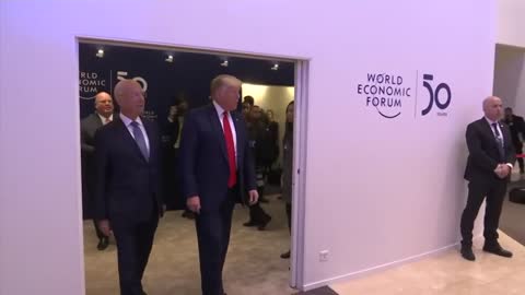 Trump at DAVOS 8-2-22. Klaus has done a Fantastic JOB