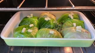 Baked Stuffed Cabbage Leaves