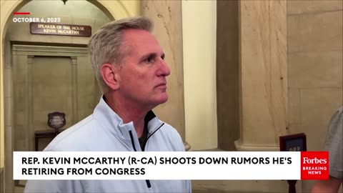 BREAKING NEWS- Kevin McCarthy Responds To Rumors He's Resigning From Congress