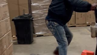 Expertly Drifting A Pallet Jack