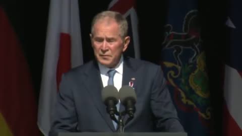 George W. Bush Gives Remarks On 20th Anniversary Of 9/11