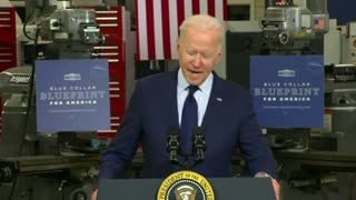 Biden's Brain Melts While Giving Speech On Economy