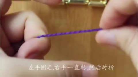 DIY braided rope, peach blossom bracelet, super pretty1