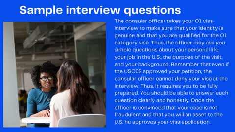 All You Need to Know About Your O1 Visa Interview