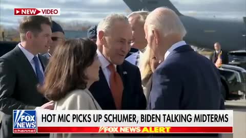 Schumer hot-mic talking midterms with Biden “ the debate didn't hurt us too much in Pennsylvania."