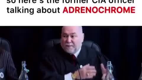 Former CIA officer talking about ADRENOchrome