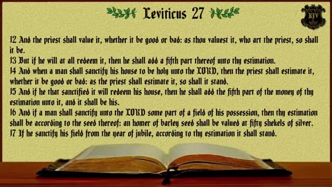 (03) - Leviticus (KJV) Dramatized With Words