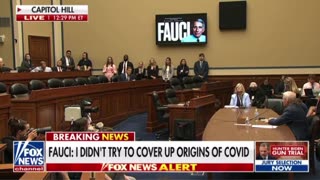 Fauci questioned about Covid cover-up 6/3/24