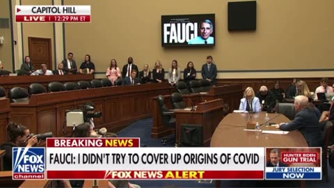 Fauci questioned about Covid cover-up 6/3/24