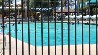 Arizonans cool off in the water in scorching heat