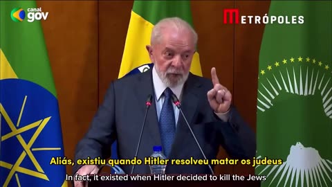 Lula da Silva -Mirrors Israel's actions in Gaza to Hitler’s extermination of Jews