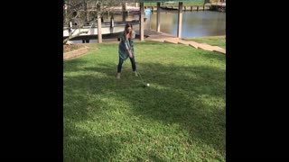 Golfing Gender Reveal Fail