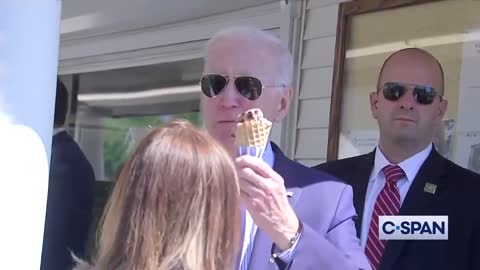 The Press celebrate Joe Biden's ice cream flavor.