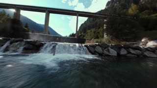 Drone captures extravanza footage of river