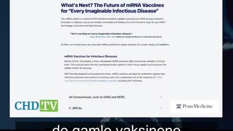 [norske] Mike Yeadon- mRNA shots will replace traditional infectious disease vaccines