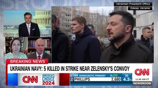 Russian Missile Struck Meters From Zelensky Motorcade