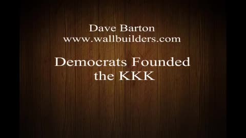 Democrats created the kkk??