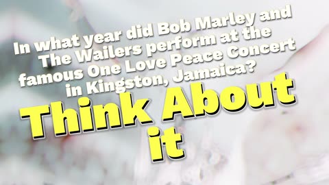 Bob Marley Q And A #22