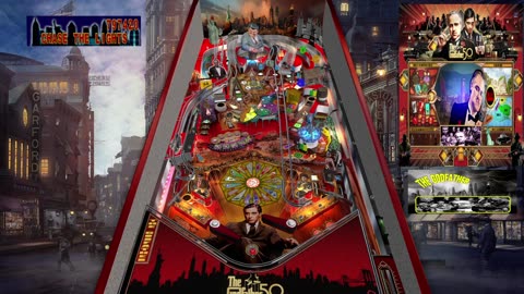 Godfather visual pinball game play