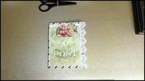 Create a mini journal from a card kit