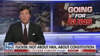 Tucker Carlson criticizes Trump over gun control.