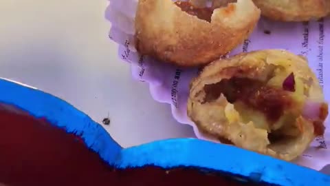 Indian food Pani Puri Passion: Crafting the Perfect Spicy-Sweet Bite making recepy in discretion