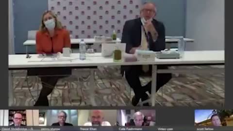 Australian health minister Webmeeting