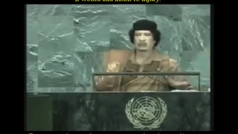 Gaddafi speech UN, 23-09-2009 (English subtitles)