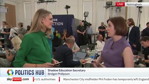 Labour's Bridget Phillipson speaks ahead of final election debate Sky News