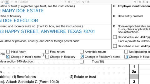 The Name of My Estate/Private Bank/FGT is wrong, what should I do?