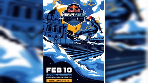 Red Bull event and party MN State Capital Feb 10, 2024