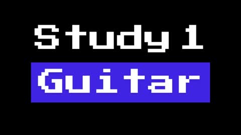 Study 1 Guitar