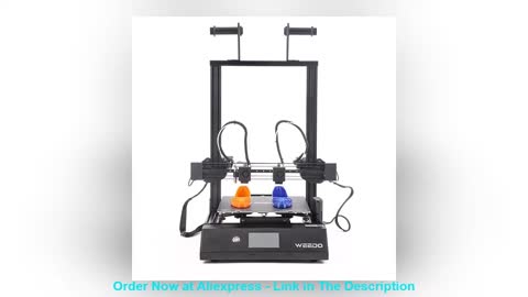 ✅ WEEDO Industrial Plastic Independent Dual Extruder 3d Printer 300x300x400mm X40