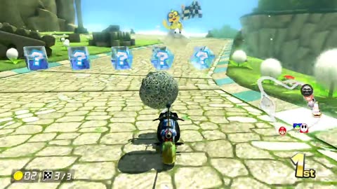 ario Kart 8 Deluxe - The Moon in Shell Cup, Mushroom Cup | The Best Racing Game on Nitendo Switch