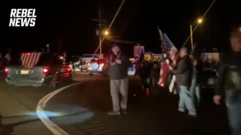 The American Freedom Convoy Doubled In Size Before Being Greeted By Supporters in Arizona