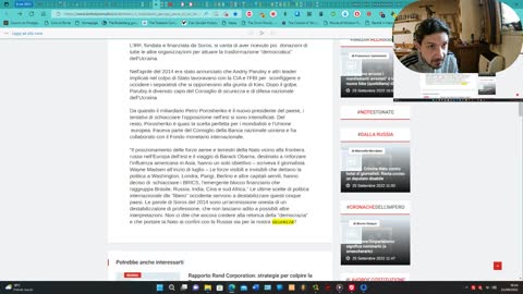 Guerra del donbass che c'è da 8 anni,dei referendum in Russia,del colpo di stato di Euromaidan del 2014 finanziato da George Soros e l'articolo della rivista d'occultura massonica the economist su Giorgia Meloni e Fratelli d'Italia