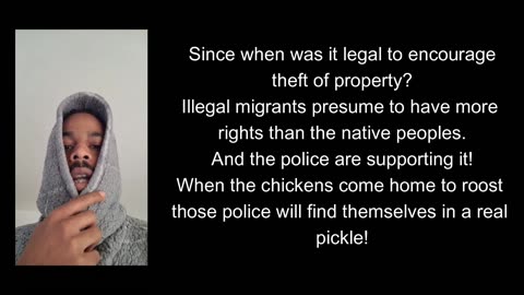 The rule of law; are illegal immigrants being encouraged to steal property?
