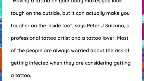 Peter Salzano aka Peter J Salzano - Top 4 Incredible Health Benefits of Having Tattoos