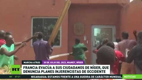 Francia anuncia la evacuación de sus ciudadanos en Níger