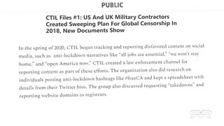 Sweeping Plan for Global Censorship Exposed