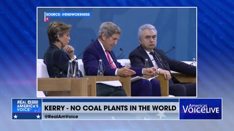 KERRY - NO COAL PLANTS IN THE WORLD