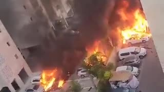 Terror group Hamas attacking Israel