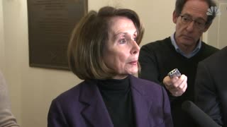 Pelosi Says Trump Canceling Trip Is "Dangerous"