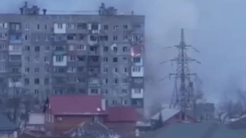 Russian Tanks Hit Apartment Buildings in Mariupol, Ukraine