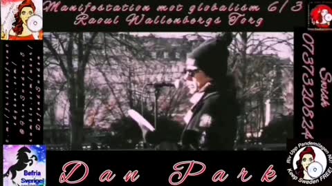 Dan Park på Raoul Wallenbergs Torg 6 mars 2022